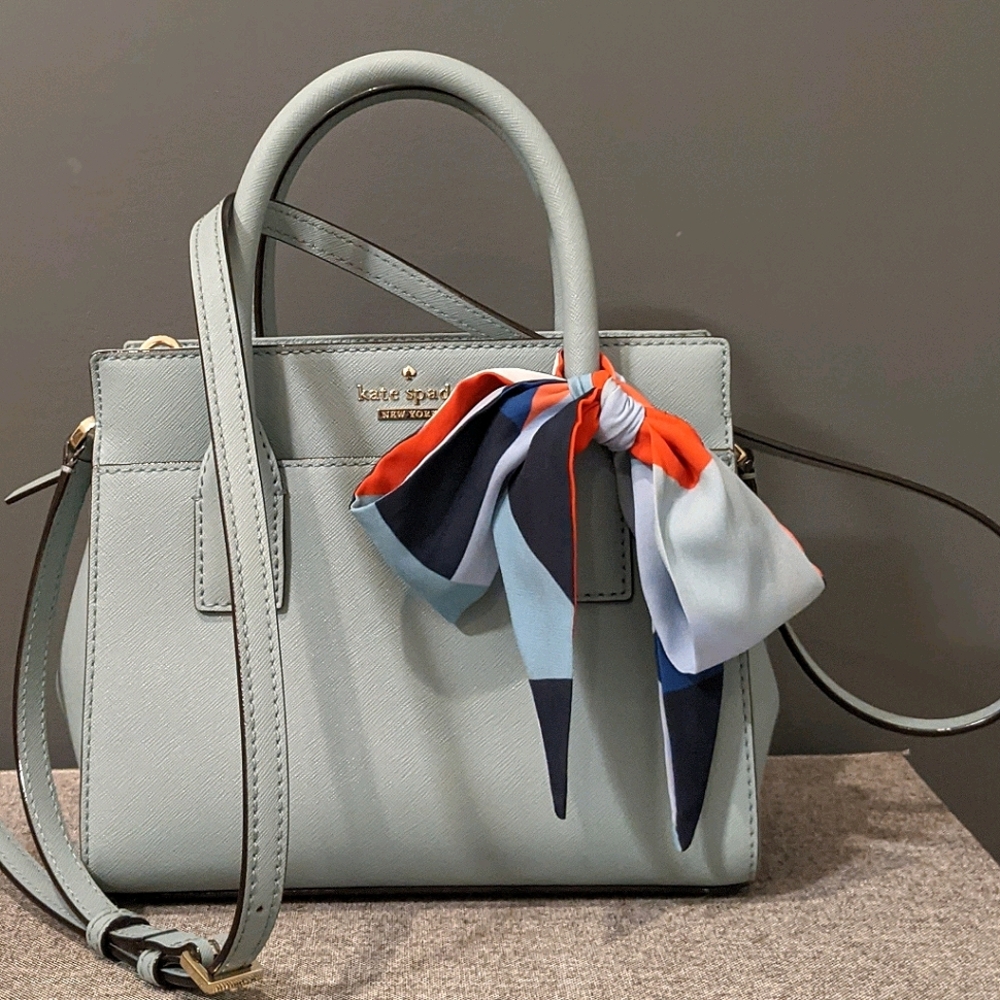 Kate Spade Blue Cameron St Mini Candace Satchel